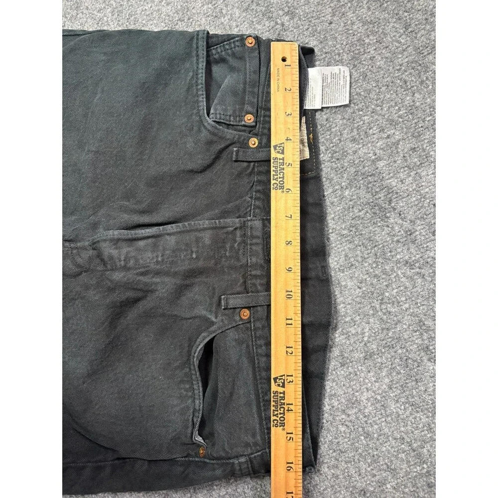 Levis 501 Mens Jeans Premium Black 34 x 34 Denim